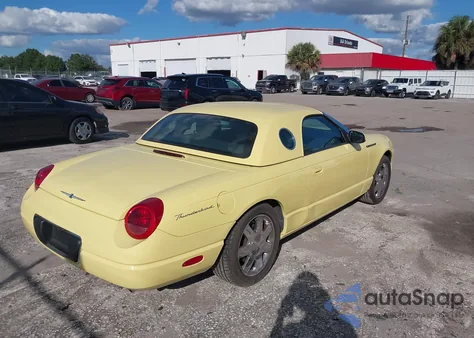 2002 Ford Thunderbird from USA, damaged, VIN 1FAHP60A52Y113981
